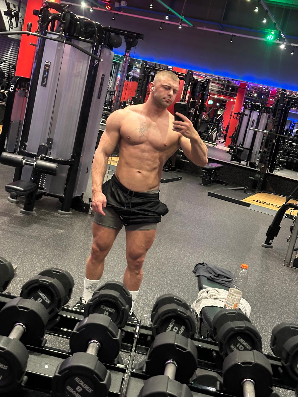 Yannic im Training